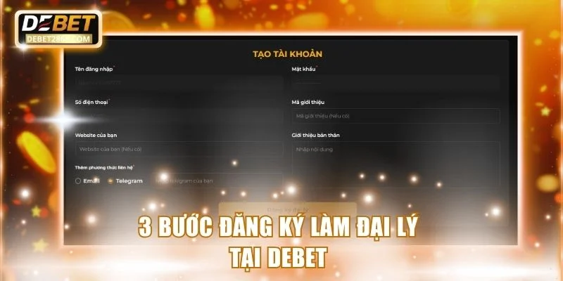 3 bước đăng ký làm đại lý đơn giản