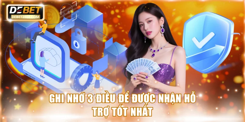 Ghi nhớ 3 điều để được nhận hỗ trợ tốt nhất